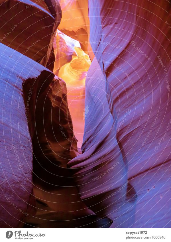 Antelope Canyon Elements Moody Adventure Experience Colour Power Vacation & Travel Colour photo Deserted Day