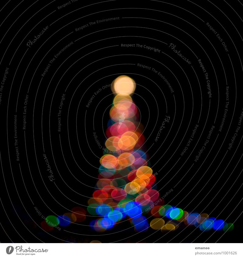 bokeh tower Event Feasts & Celebrations Christmas & Advent Technology Art Work of art Architecture Tower Lighthouse Sign Sphere Illuminate Dark Bright