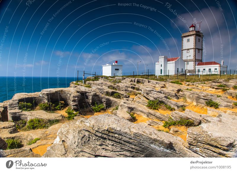 Lighthouse at Cabo Carvoeiro from land Vacation & Travel Tourism Trip Adventure Far-off places Freedom Sightseeing Summer vacation Ocean Environment Nature