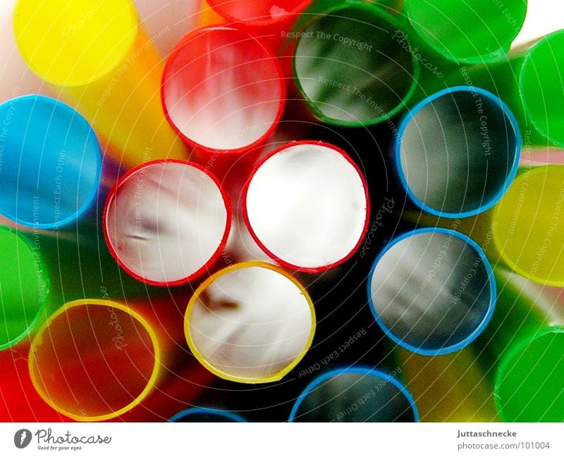 transparency Straw Multicoloured Summer Vista Round Colour Decoration "Drinking straws" colourful colours Juttas snail see through "Look through."