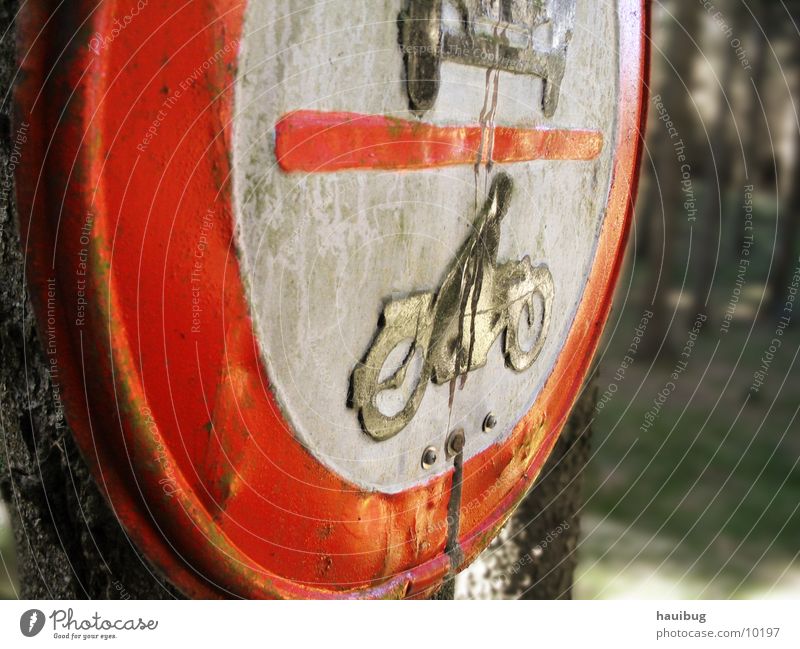 Shield in the forest Transport Road sign Forest Bans Motorcycle Signs and labeling Car