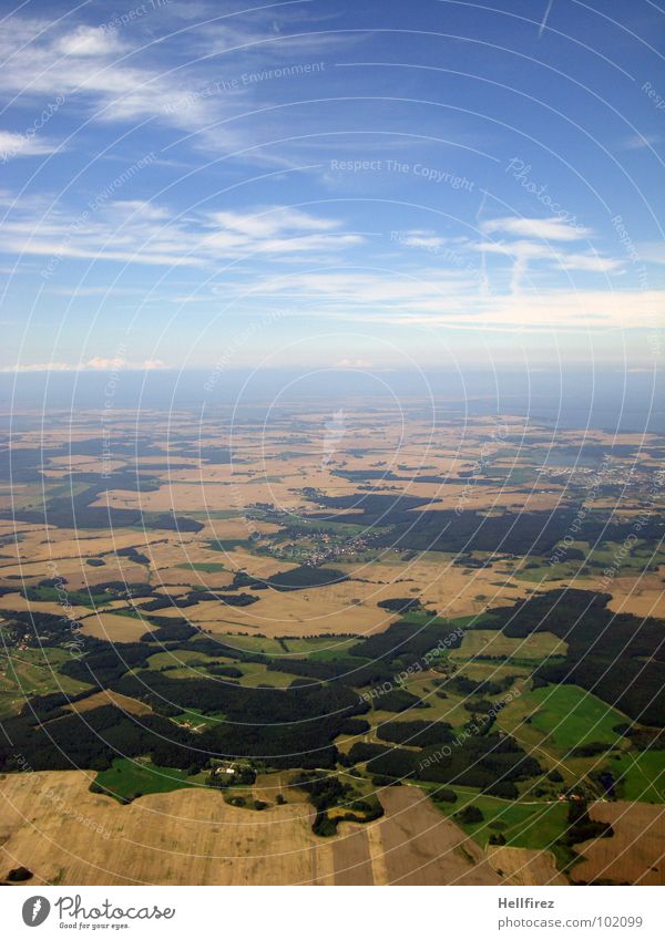 flyfly Clouds Field Structures and shapes Agriculture Measurement Topography Forest Hill Horizon Bad weather Beach Coast Sky Aviation Earth Baltic Sea evil