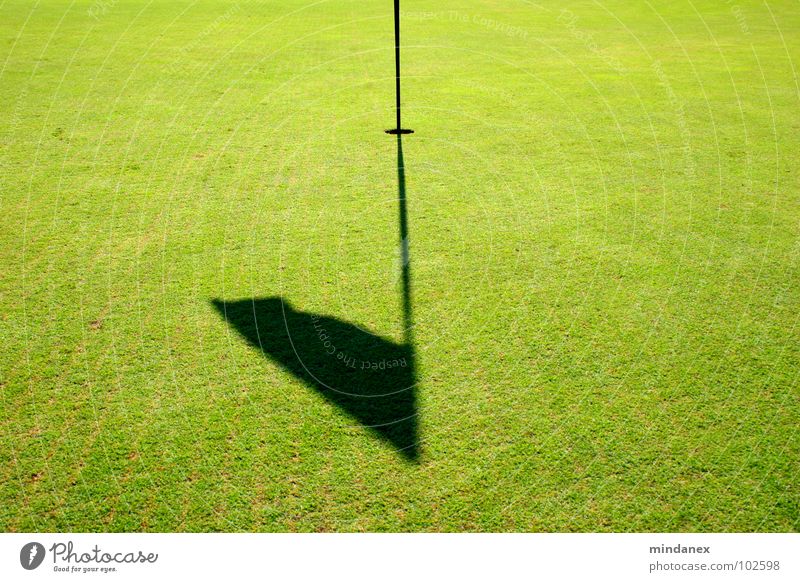 Putt Putt Putt Putt Putt... Green Flag Grass Playing Golf shadow flag Golf course