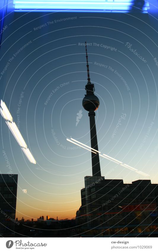 Berlin Night & Day Berlin TV Tower Downtown Berlin Germany Town Capital city Pedestrian precinct Skyline High-rise Places Marketplace City hall Train station