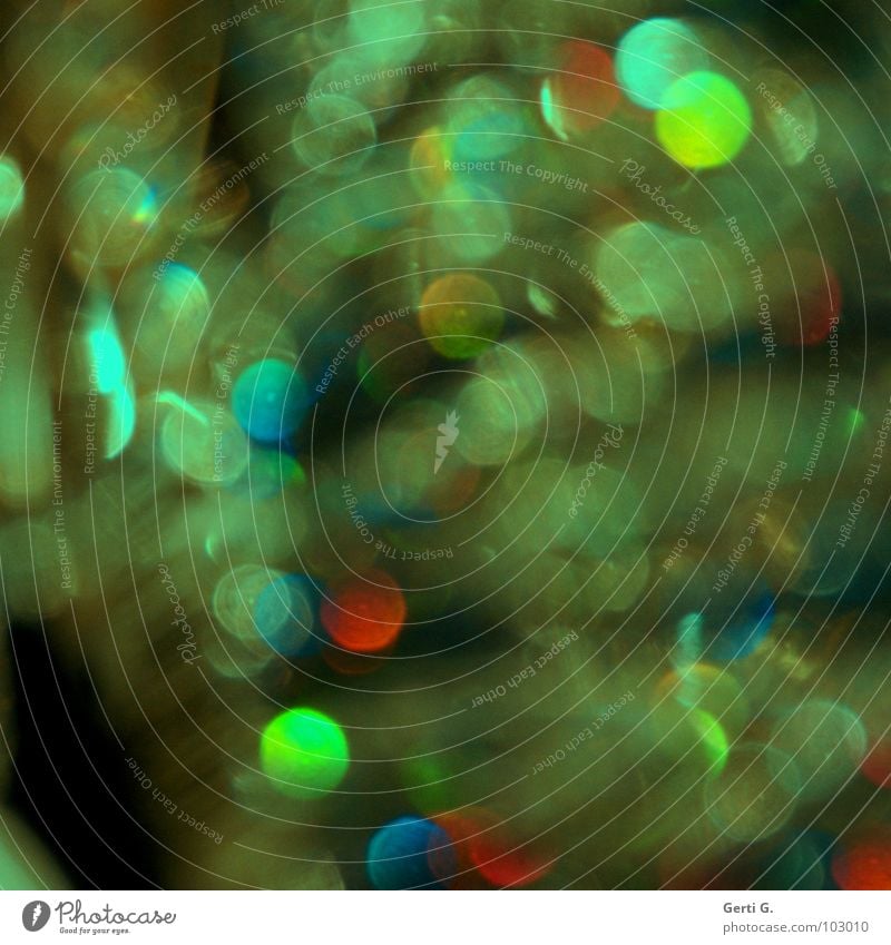 dots Turquoise Green Multicoloured Muddled Spectral Point of light Blur Festive Night Light Shaft of light Obscure Inaccurate Reflection Photomagnetic