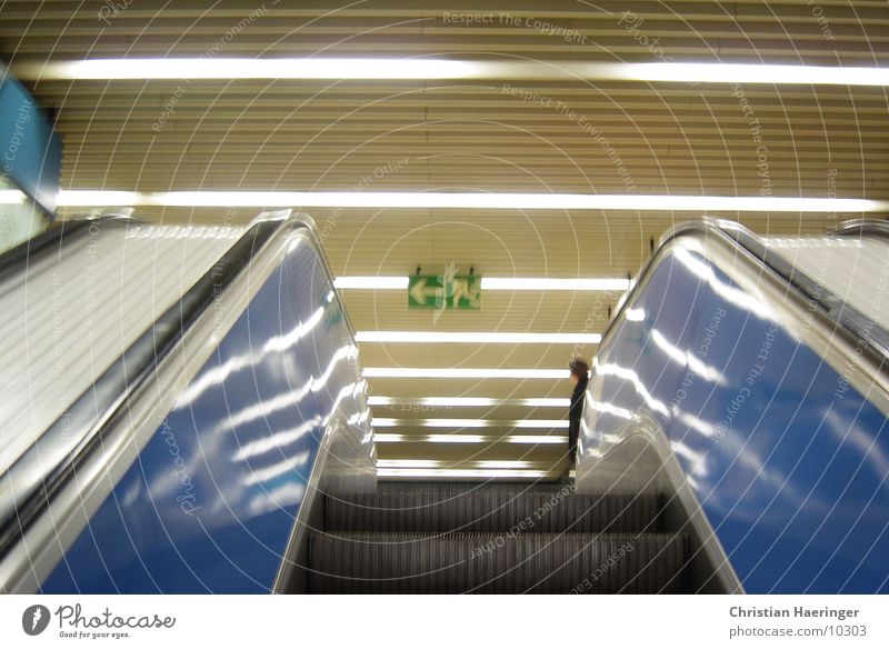 escalator Escalator Underground Photographic technology