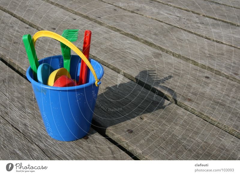beach cutlery Sand toys Bucket Shovel Rake Wooden board Toys Playing blue bucket green rake children's buckets beach toy