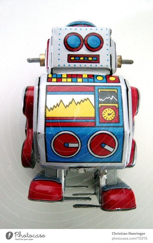 * r1 Toys Multicoloured Robot Technology Playing Retro Advertising Analog Digital Photographic technology