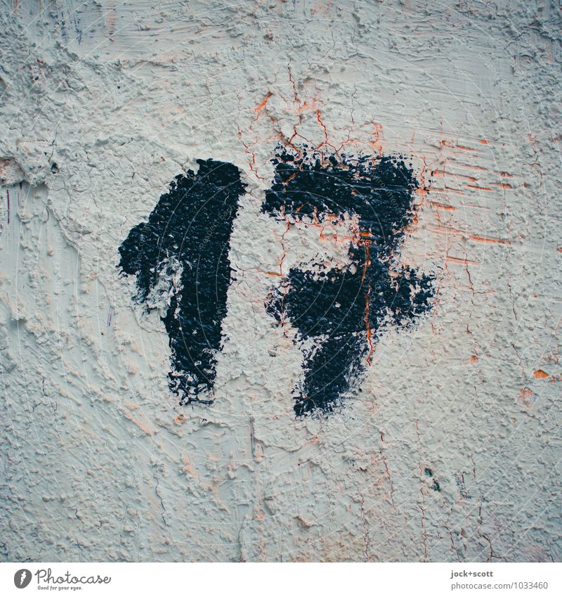 Number VIXI Subculture Street art Acrylic paint Brush stroke 17 Simple Creativity Layer of paint Surface structure Self-made Painted Considerable Minimalistic