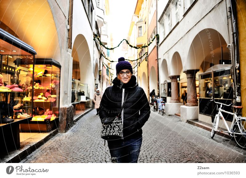 L in Bolzano Lifestyle Elegant Style Vacation & Travel Trip Sightseeing City trip Winter vacation Feminine Young woman Youth (Young adults) 30 - 45 years Adults
