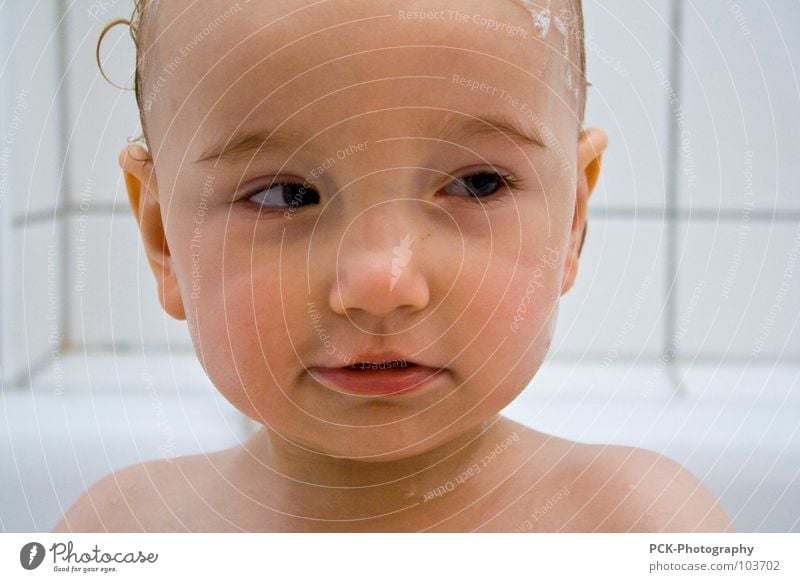 cool baby face Baby - a Royalty Free Stock Photo from Photocase