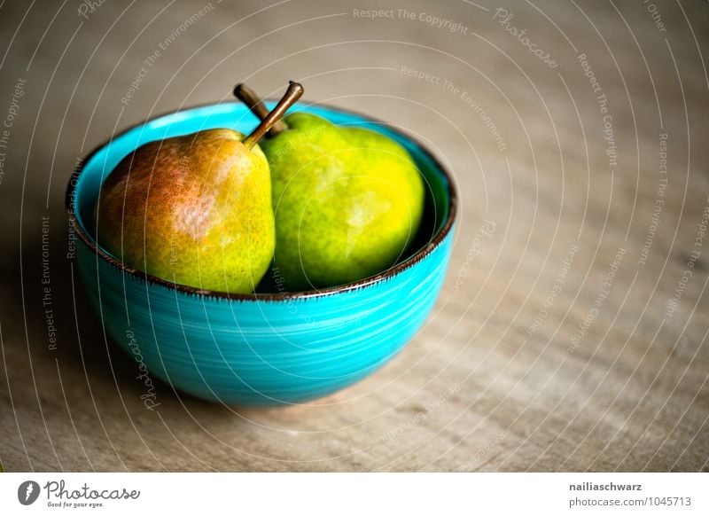 pears Food Fruit Pear Nutrition Organic produce Vegetarian diet Diet Bowl Healthy Together Delicious Natural Juicy Sour Beautiful Sweet Blue Yellow Red