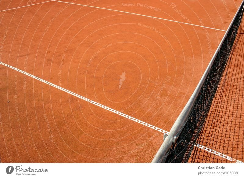 angle play Tennis Red White Dusty Sand place Ball sports Summer Earth Net Ashes Line Corner Shadow peel serve and volley net edge Sports rebound sport ash pit