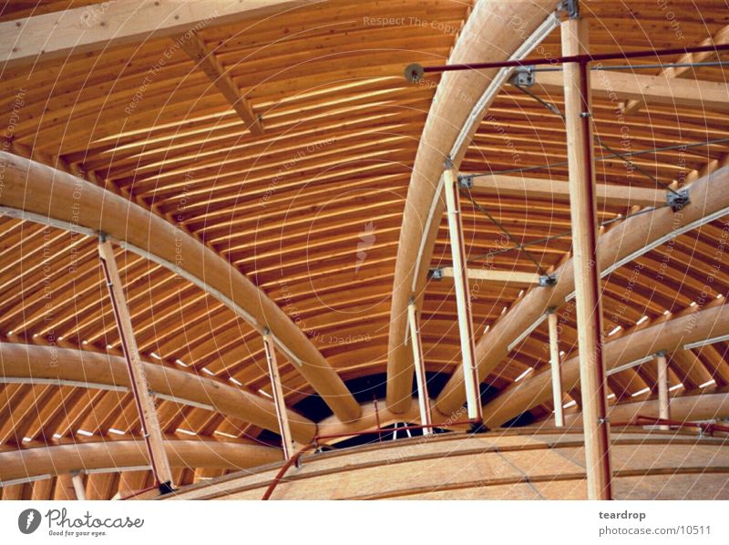 cupola Domed roof Wood Architecture expo02 Joist