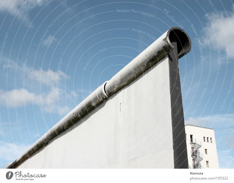 Berlin wall Wall (barrier) The Wall East Exterior shot Worm's-eye view Landscape format Landmark Monument Germany Capital city Past Detail history Division West