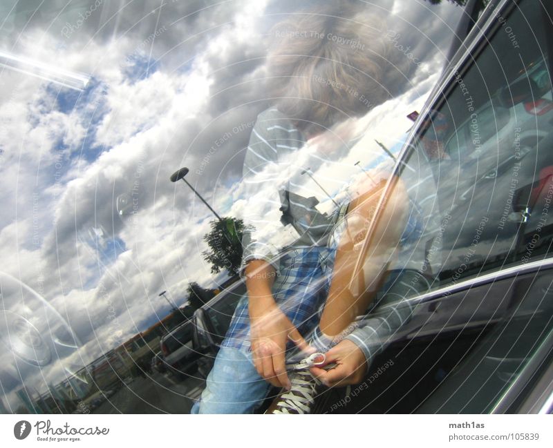 cloudboy Footwear Summer Parking Break Bond Mirror Child Boy (child) Car reflex Curl Door