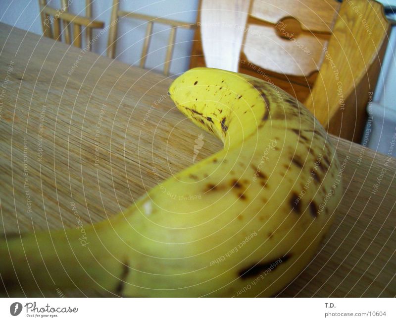 banana Banana Still Life Yellow Warped Wooden table Fruit