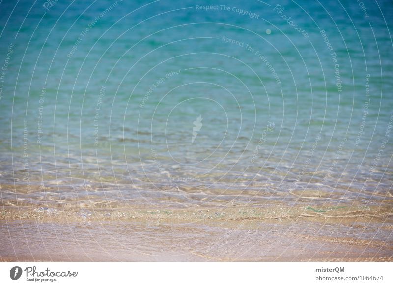 shallow. Environment Nature Water Esthetic Contentment Peaceful Ocean Sea water Sea level Beach Undulation Blue Vacation photo Vacation mood Shallow Flat