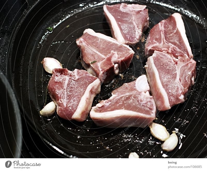 flesh Sheep Goats Lamb chop Meat Beer garden Pan New Zealand Guest Sense of taste Demanding Fresh Thin Portion Celestial bodies and the universe Gastronomy sear
