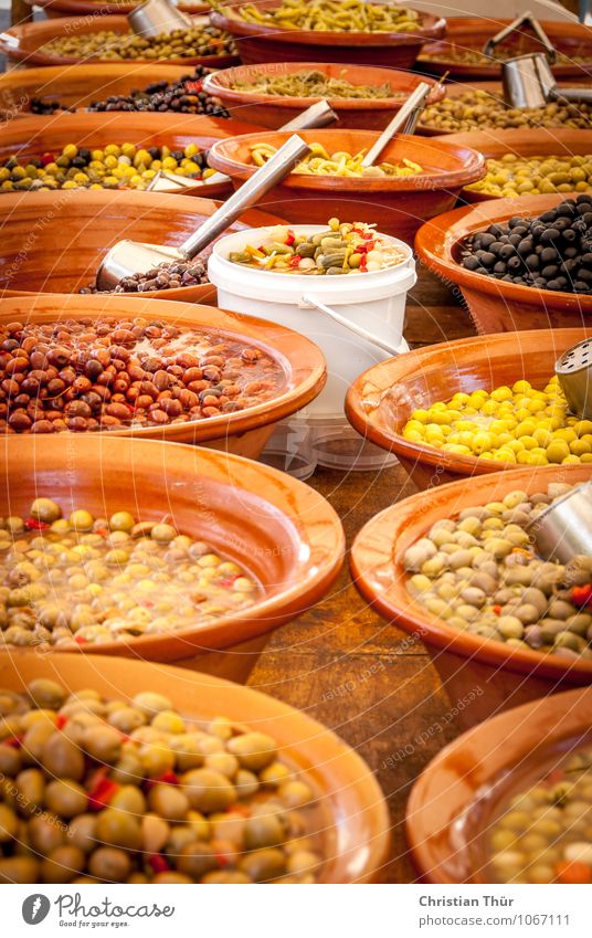 Fresh Olives Food Herbs and spices Organic produce Vegetarian diet Diet Fasting Slow food Italian Food Bowl Pot Lifestyle Shopping Healthy Health care
