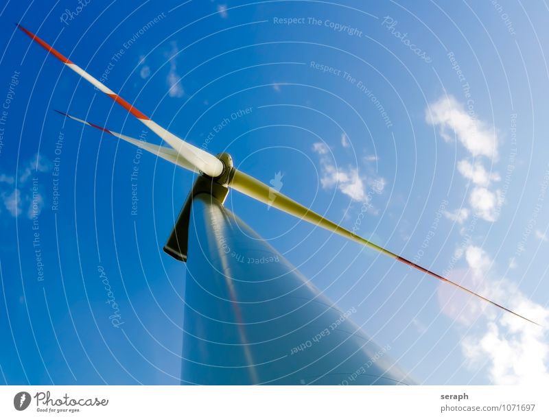Wind Energy Power Wheel Windmill Wing Alternative Architecture Centrifugal force Clean Construction Air Clouds Sky Summer Sun Ecological Environment Free