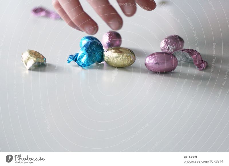 You got me! Food Candy Chocolate Chocolate easter rabbit chocolate eggs Nutrition Eating Diet Healthy Feasts & Celebrations Easter Parenting Child Life Hand