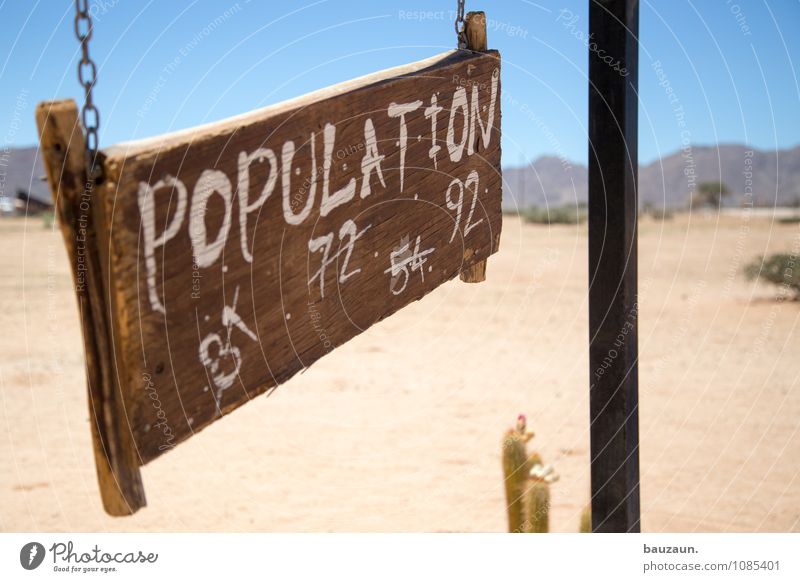 misunderstanding overpopulation. Vacation & Travel Far-off places Summer Environment Nature Landscape Sun Namibia Africa Village Outskirts Populated