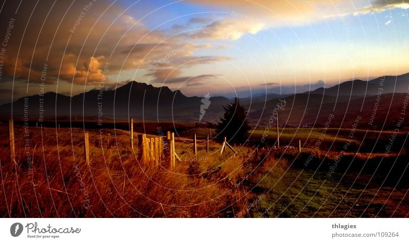 Highlands: Ben Nevis after the rain Scotland Clouds Longing Europe Mountain Water Landscape Sky Part