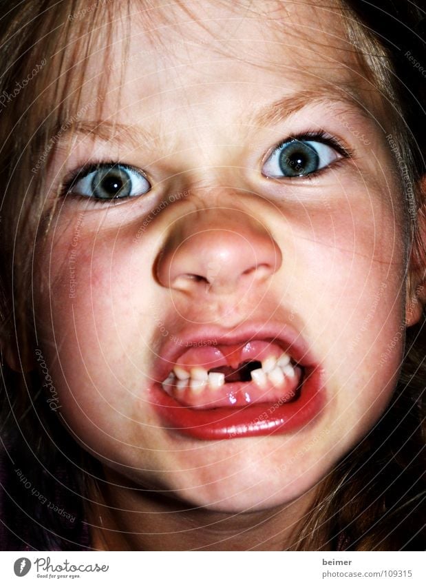little devil Child Snarl Anger Tooth space Dangerous Aggravation Face Growling stomach toothless Eyes Respect Bite Teeth