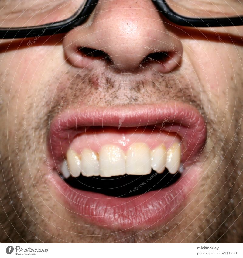 What's the aldde? Eyeglasses White Red Nostril Acrobat Facial hair Day 3 Beautiful Joy Lips Nose Teeth