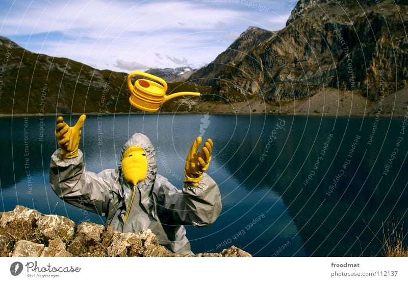 graugelb™ in switzerland Lake Gray Jug Yellow Idyll Mirror Heavenly Stupid Switzerland Iffigensee Alps Throw fly. mountains Mountain Surrealism Blue Joy Sky