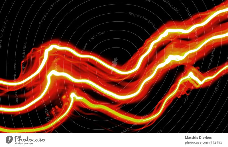 play of light VI Whorl Meandering Wiggly line Abstract Strip of light Tracer path Luminosity Contrast Play of colours Trace of color Bright Colours