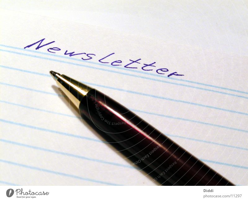 newsletter Circular letter Paper Things Write Business