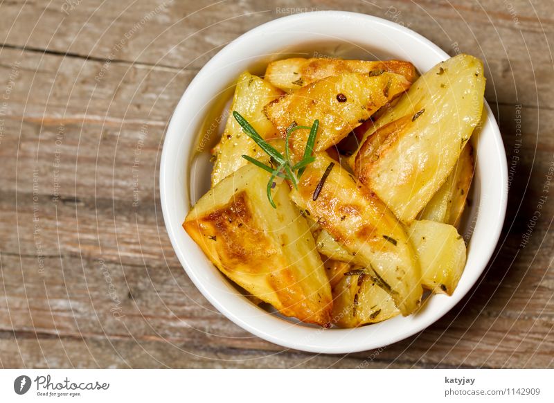 potato wedges Baked potato Potatoes Rosemary Vegetable Corner Healthy Eating Herbs and spices Side dish Dish Food photograph Mediterranean Olive oil Vitamin