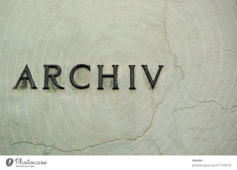 The Archive Collection Letters (alphabet) Characters file Keep data archiving filing data archive