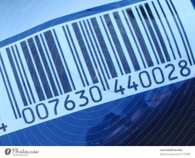 |S|T|R|I|C|H|*code Packaging White Digits and numbers Obscure bar code Blue