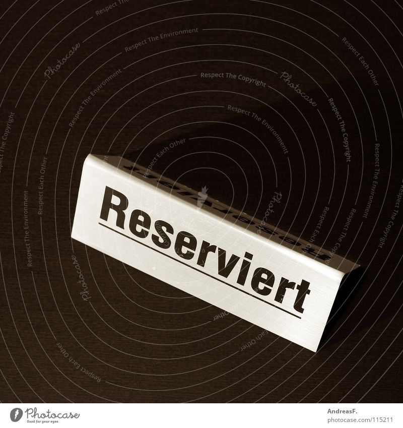 Reserved. Safety (feeling of) Places Table Restaurant Crowded Event Betrothal Tavern Seating Gastronomy Contract Signage seat reservation Signs and labeling