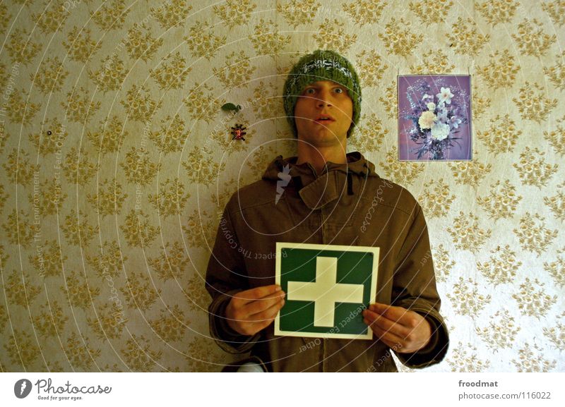mutschekibchen Germany Trash Hideous Cap Green Wallpaper First Aid Flower Retro Parka Amazed Stupid Facial expression Ladybird Insect Trashy Signage froodmat