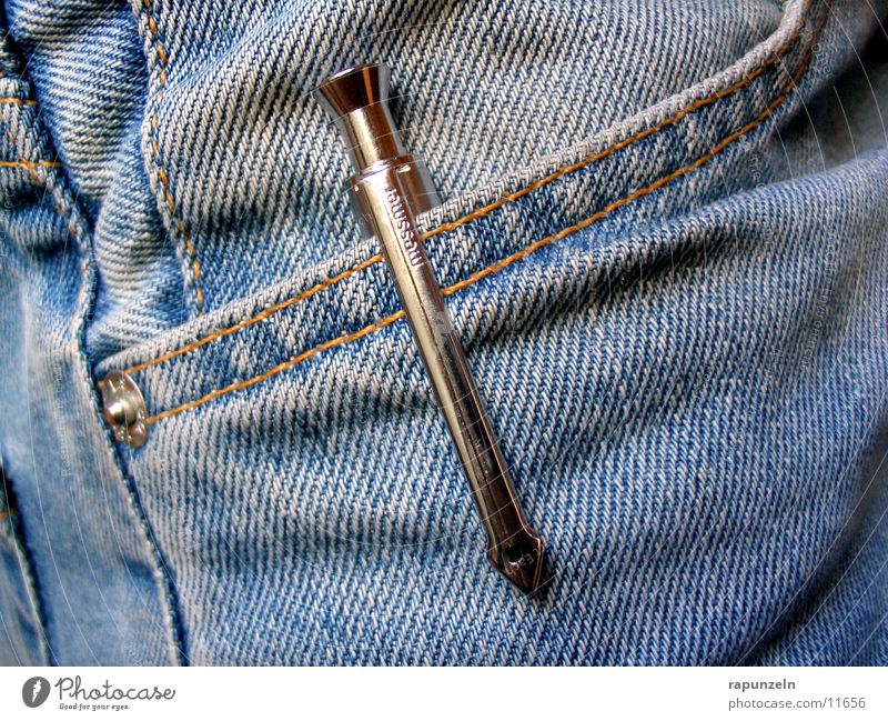 cut Ballpoint pen Pants Stitching Cloth Jeans culli Rivet