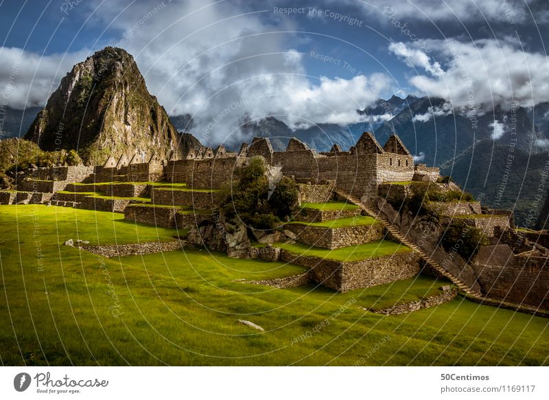 The Inca ruins in Cusco - Machu Picchu Vacation & Travel Tourism Trip Adventure Far-off places Sightseeing Mountain Environment Nature Landscape Clouds Climate