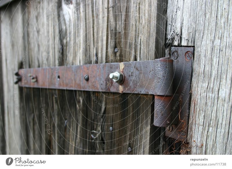 hinges Wood Derelict Broken Ruin Hinge Screw Industry Hut Old Rust Metal