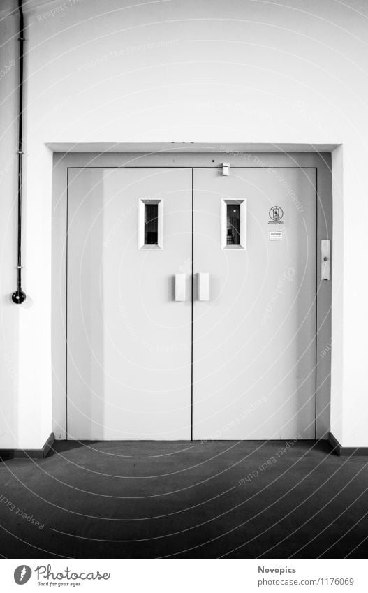 the lift Building Architecture Elevator Black White Comfortable Movement elevator system burden Transport Bauhaus Bauhaus style Dessau walter Gropius