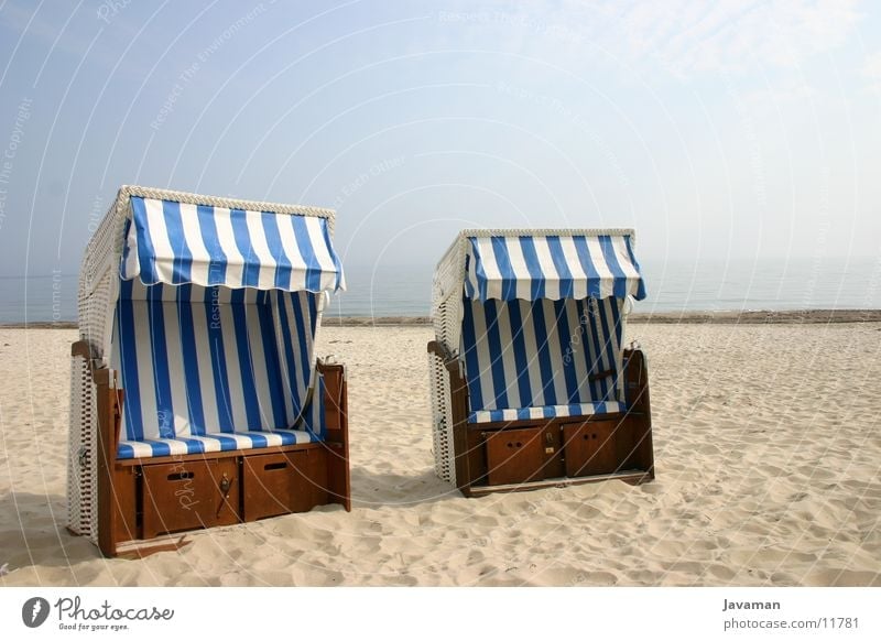 relaxation Beach Beach chair Rügen Binz Europe Sand beach shell Baltic Sea goehren