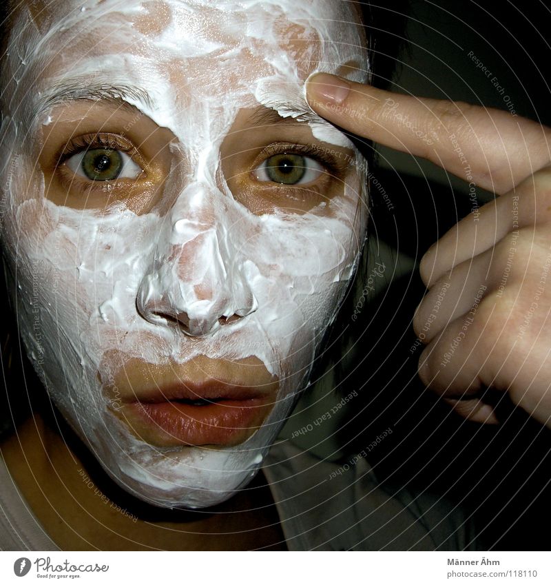 Are you okay? Woman Face mask Fingers Hand Cosmetics Clean Cleaning Bird Amazed Take Accuracy Bathroom Frightening White Household Sink Healthy Aggravation