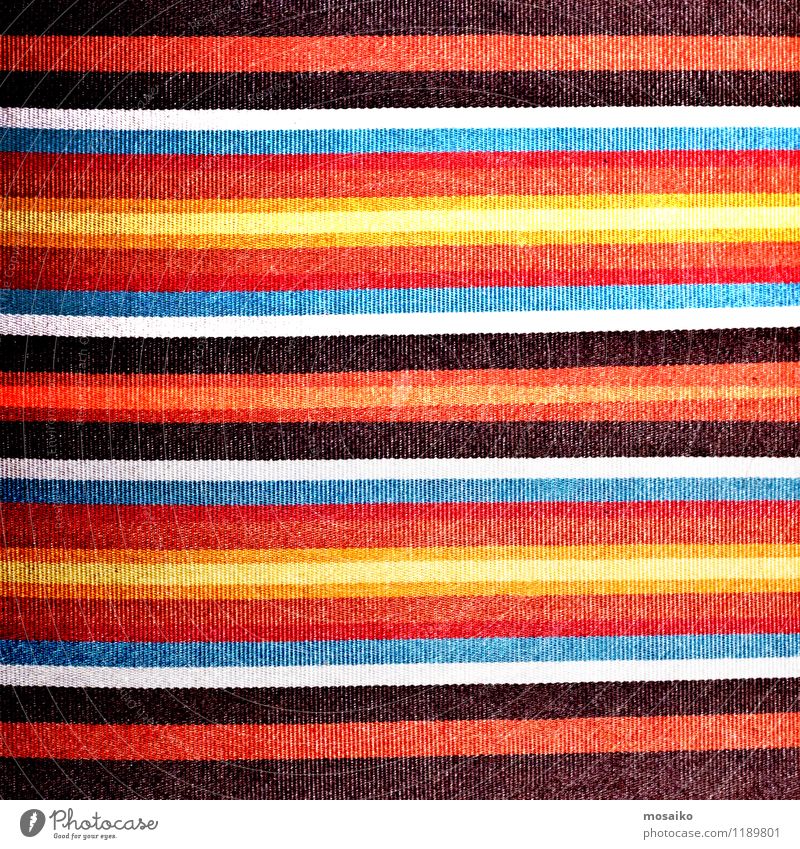 colorful stripes on linen textile Design Summer Fashion Cloth Line Stripe Hip & trendy Retro Soft Colour Tradition Surface Tablecloth Woven Trend Cotton Classic