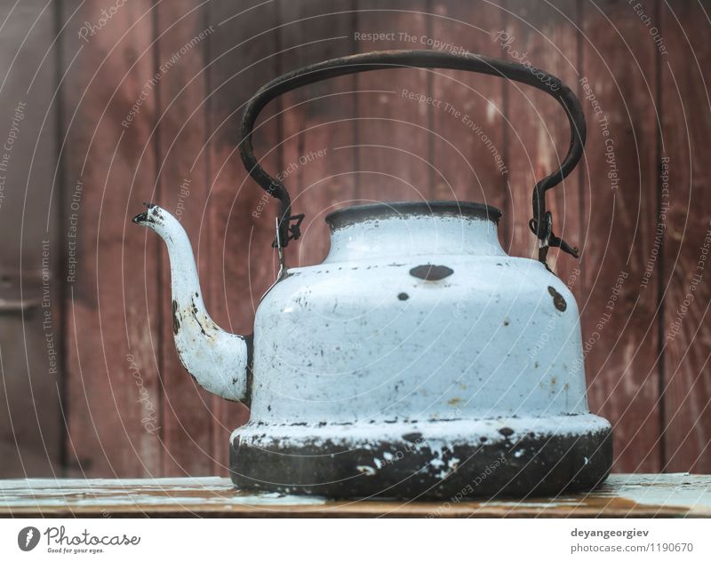 Old Metal Coffee Pot Stock Photo - Download Image Now - Ancient