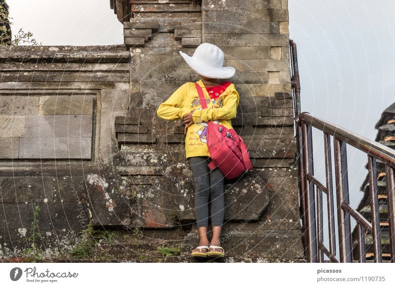Girls from Indonesia Human being Feminine Ruin Acceptance Sadness Colour photo Exterior shot