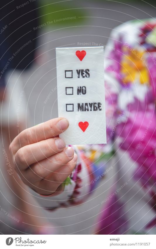 wanna marry me? Adults Hand 1 Human being Sign Characters Heart Hip & trendy Uniqueness English Colour photo Exterior shot Close-up Detail Day