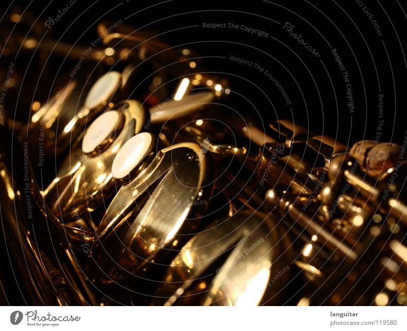 Saxophones Magic Musical instrument Woodwind instrument Jazz Swing Mechanics Glittering Light Playing Blues Dark Brass Extravagant Improvise Exceptional