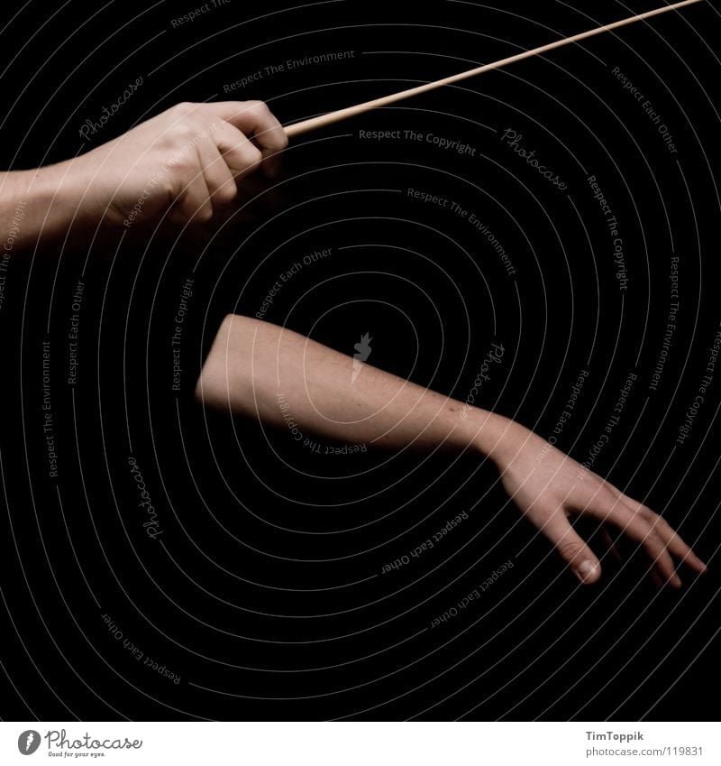 You gotta turn it up. Conductor Hand Fingers Baton Thumb Forefinger Middle finger Ring finger Underarm Fist Orchestra Beat Stick Rhythm Music Concert